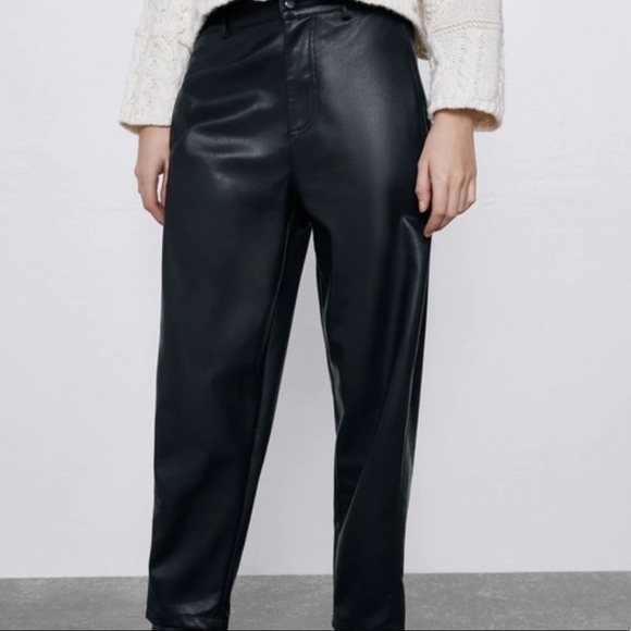 Zara xs leather pants - Picture 3 of 4